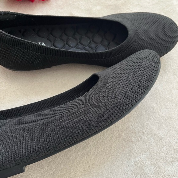 VIVAIA Women's Black Round Toe Flats EU Size 40 - Picture 6 of 8